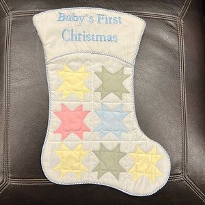 NWOT ⛄️🎄BABY’S FIRST CHRISTMAS STOCKING🎄⛄️